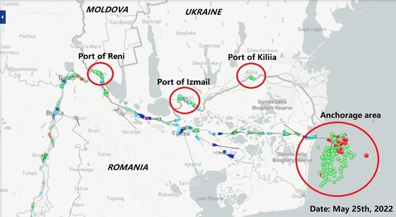 Time lost waiting for the passage of the Sulina channel and related claims