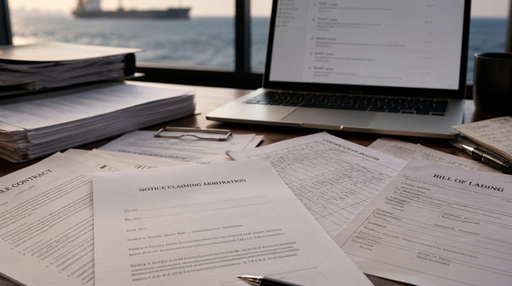 The Notice Claiming GAFTA Arbitration